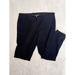 Eileen Fisher Black Ponte S Stretch Pants Italian Fabric Minimalist Office